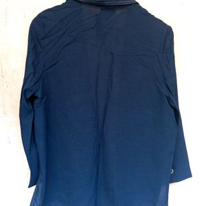 Casual Navy Blue Jacket (Women)