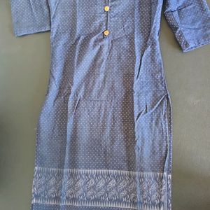 Blue Printed Kurti