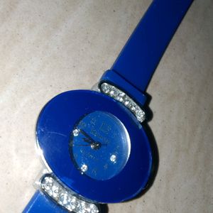 Blue Color Watch + Free Gift