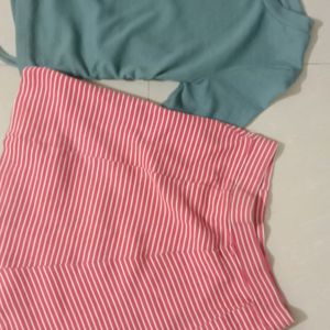 Zara top and skirt