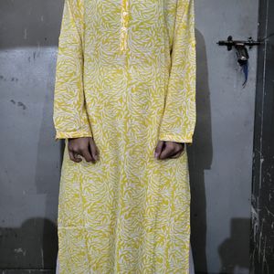 Yellow Long Sleeves Kurta....😉👍✨