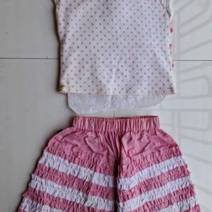 SUMMER FASHION SKIRT AND TOP (4-5 Years)