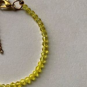 Yellow Crystal Bracelet