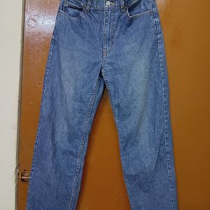 High Waist Straight Fit Jeans