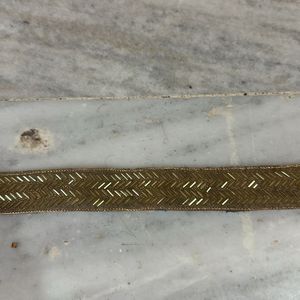 Golden zardozi lace