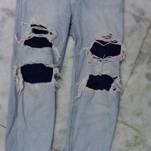 DENIM BLUE TONED JEANS