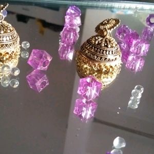 Golden Heavy Jhumka