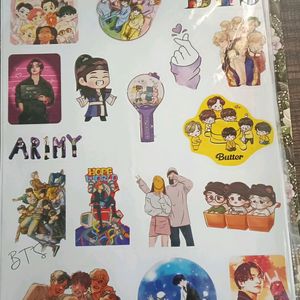 BTS CUTE 50 STICKERS!!!