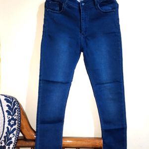 Blue Colour Girls & Women Jeans