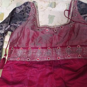 L Size Dress Top .  And  churidar pant