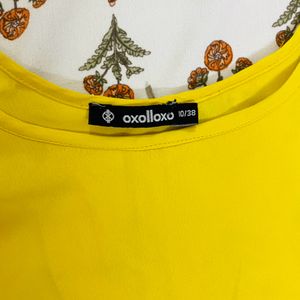 Yellow Cute Top-OXOLLOXo