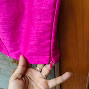 Pink Sleeveless Blouse