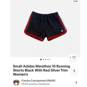 🇮🇩 Adidas Marathon 10 Running Black With Red