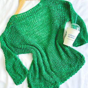 🎀Pinterest Crochet Pattern Green Cardigan