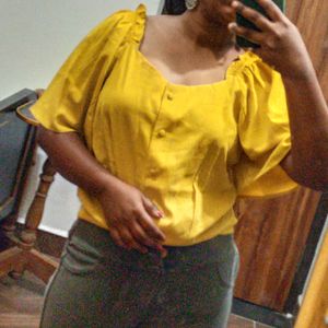 Mustard Yellow Top