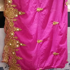 Pink Designer Dupatta