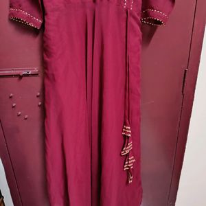 Maroon Anarkali Kurti