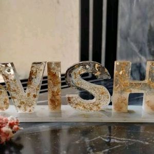 HandMade Resin Name Stand Customized Your Choic