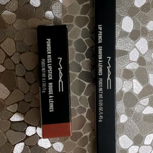 Mac Lipstick And Lip Liner