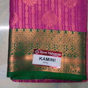 A New Brand Copper Silk Saree 1