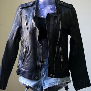 Leather Biker Jacket