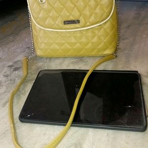 Lime Green Sling Bag New