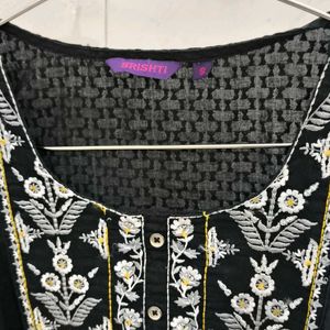 Short Black Kurti