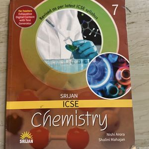 Class 7 Chemistry Book For ICSE