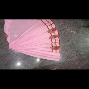 Pink Saree