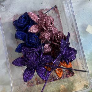 Rose Glitter Juda Pins