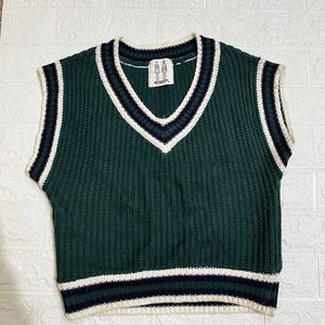 Green Vest Sweater