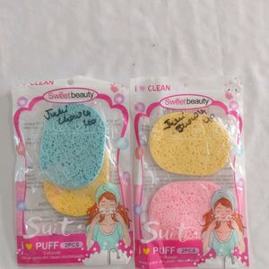 GOLD MAX Makeup Washing Puff Face Cleansing Sponge