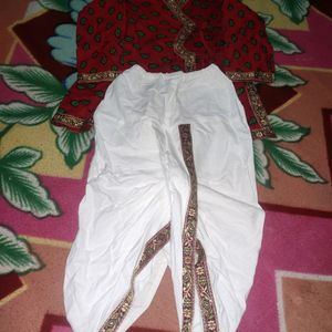 Red Kanha Dress, 2 Times Use Only