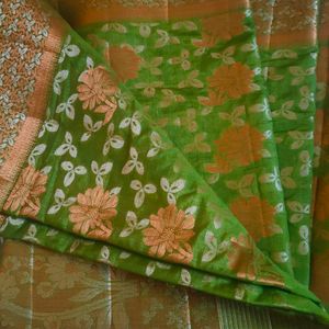 Green Fancy Saree