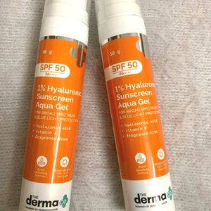 Pack Of 4 ❤️ Derma Co Sunscreen And Facewash 😍