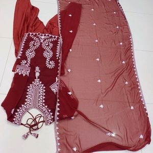 Patiala Suit Salwar With Full Size Dupatta