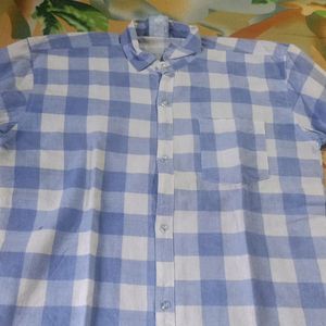 Blue Colour Check Shirt