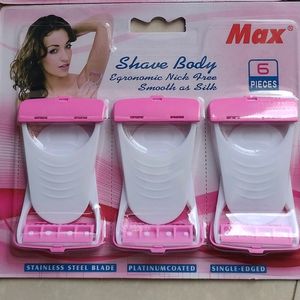 6 Pic Max Hair Removal Razor