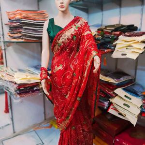 Pure Georgette Saree