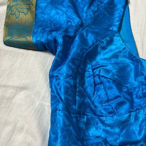 Silk Saree with tailored blouse