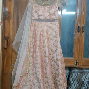 Wedding Or Partywear Fancy Heavy Dress