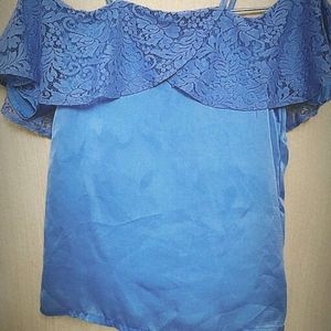 Women's Party Wear Net Top