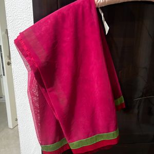 Cherry Colour Dupatta