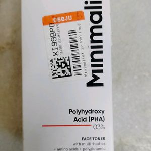 Minimalist Pha Toner