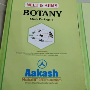 Botany Akash Material (Pack Of 3 Books)