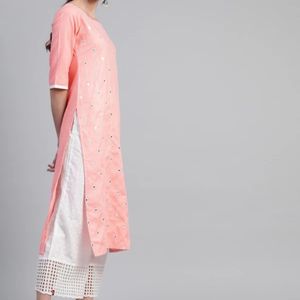 Libas Straight Fit-Cotton Kurti For Women