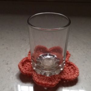 Crochet Flower Coaster