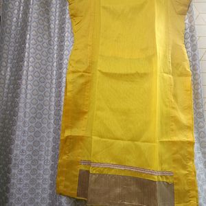 Yellow Ethnic Skirt (Kurta Free)