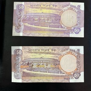 Old 2 50rs Notes