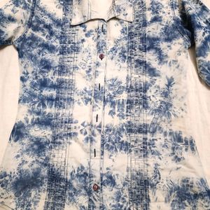 Denim Print Shirt For Women